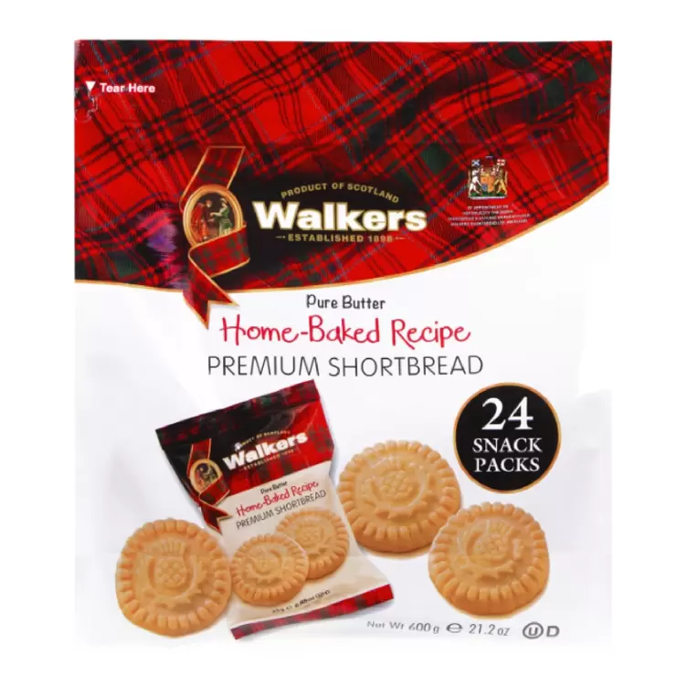 Walkers Premium Shortbread Rounds 600г