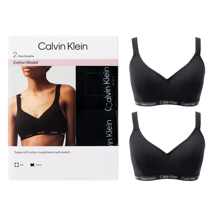 Бюстгальтер Calvin Klein беспроводной комплект 2 шт