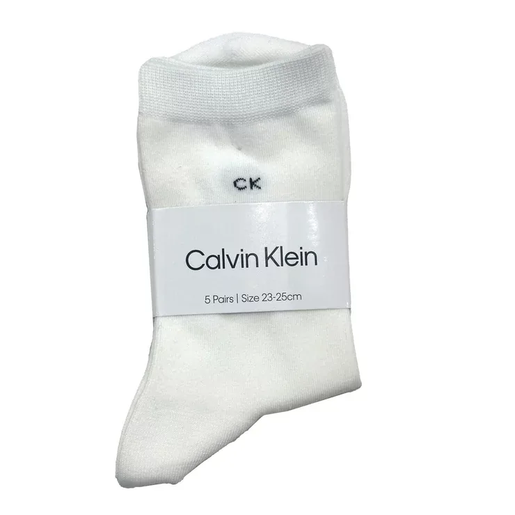 Calvin Klein носки женские crew, набор из 5 пар