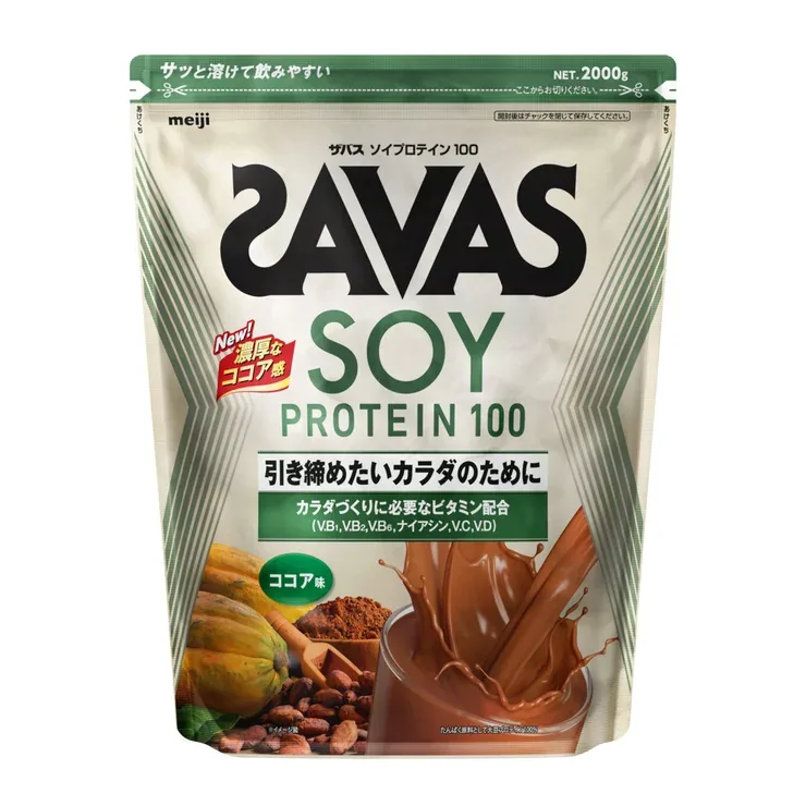 SAVAS Soy Protein 100 Какао 2000g