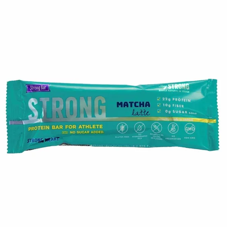 Энергетический батончик Strong Bar Matcha Latte 12 шт