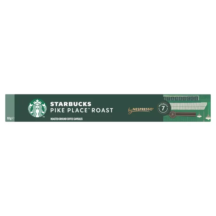 Starbucks капсулы совместимые с Nespresso Pike Place Roast 10 шт
