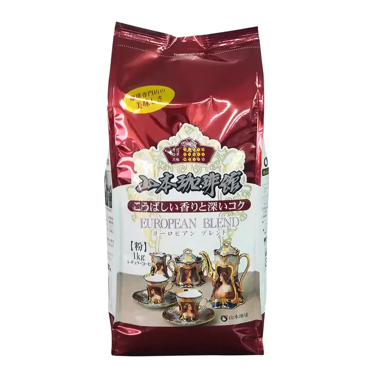 Yamamoto Coffee Европейский бленд, молотый, 1 кг