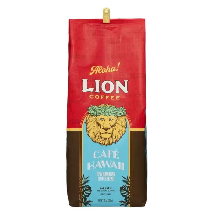 Lion Coffee Cafe Hawaii кофе молотый 793г