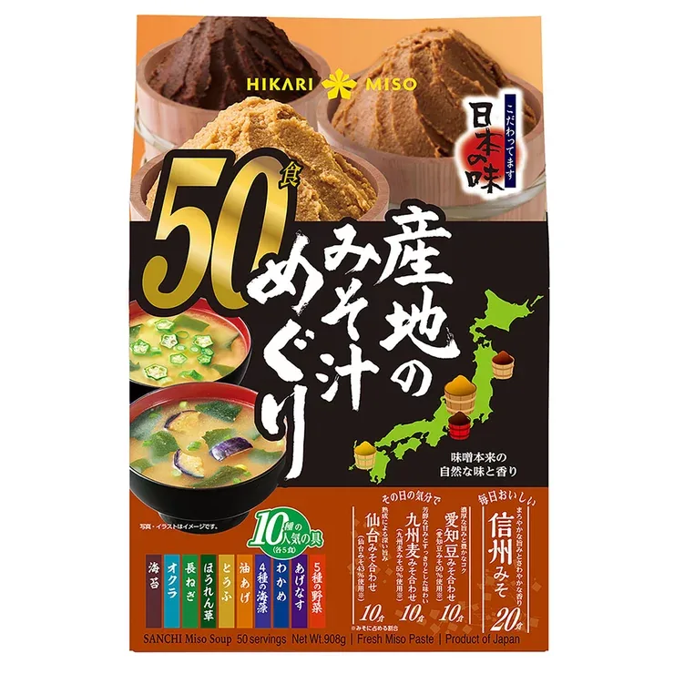 Hikari Miso Мисо-суп из разных регионов 50 порций