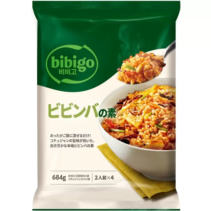 Bibigo Основа для биббимбапа 2 порции х 4 упаковки